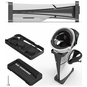 Resim Trendooze Yatay Uyumlu Stand Sony Slim Siyah Sahibi Ps5 Oyun Masaüstü Konsolu Jys-p5178 Jys İçin Disk Dijital Depolama Cbtx / Ov 