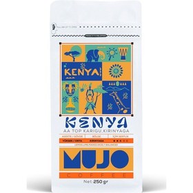 Resim Kenya Aa Top Karigu, Kirinyaga Çekirdek Kahve-250gr-moka Pot Moka Pot 