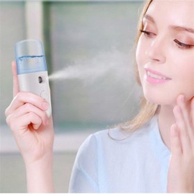 Resim KdrElektronik Şarjlı Mini Yüz ve Oda Nemlendirici Atomizer Dezenfektan Serinletici Difüzöri Buhar Makinesi 