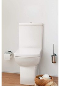 Resim Creavit Lara Duvara Sıfır Klozet + Yavaş Kapanır Kapak + İç Takım Set 