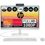 Resim Hp 245 G10 Amd Ryzen 7 7730U 8gb 4tb SSD Amd Radeon™ Grafik Windows 11 Home 23.8" Fhd IPS Beyaz All In One Bilgisayar 9H6V1ETH04 + Zetta Flash Bellek 