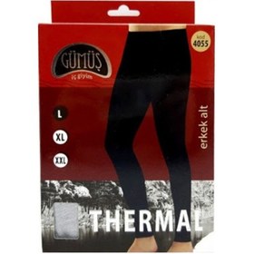 Resim Erkek Siyah Termal Tayt Siyah 