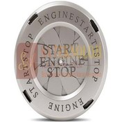 Resim Start Stop Düğme Üzeri Aksesuar Yuvarlak Ssy-Silver 