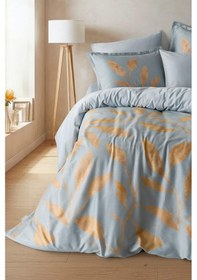 Resim Argente %100 Pamuk Saten Çift Kişilik Nevresim Takımı Gri 