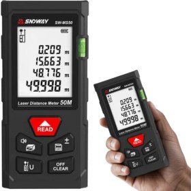Resim Sndway SW-MS50 Başlangıç Serisi 50 mt Lazermetre 