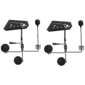 Resim Universal Bt22 Intercom Motosiklet Bluetooth V50 Su Geçirmez Bt22 Uyumlu 