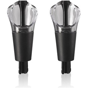 Resim Vacu Vin 6504606 Şarap Servis Tıpa 2 Parça Kutulu Çok Renkli 