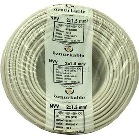 Resim 2X1.5 Nym Antigron Kablo Öznur 10 Metre 