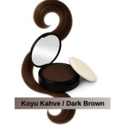 Resim Topaxx Koyu Kahve Suda Çıkmayan Saç Sakal Dolgunlaştırıcı Topik Pudra 14 gr 