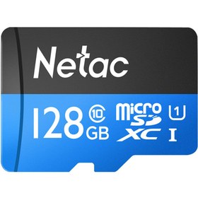 Resim Netac P500 NT02P500STN-128G-R Uhs-I U1 CLASS10 Microsdxc 128GB Hafıza Kartı (Sd Adaptörlü) 