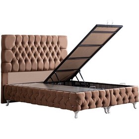 Resim Setaymobilya Baza, Cappy Açık Kahve Mdf Baza + Başlık Seti, Setay 