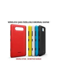 Resim Senalstore Nokia Lumia 820 Arka Kapak Pil Kapağı - Beyaz 