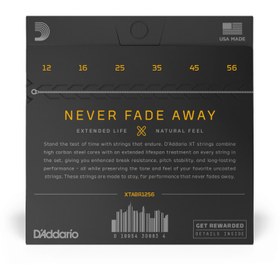 Resim Daddario XTABR1256 Akustik Gitar Tel Seti | 12-56 - XT 80/20 Bronze 