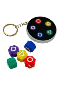 Resim Ozba Ticaret Squid Game Kumlu Model Oyun Taşı – 5 Taş Seti Renkli Taş Gonggi, Beş Taş, Kalamar Oyunu 