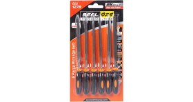 Resim Real Özs 6 Parça Mini Eğe Seti 18 cm Eye Seti Mini Eye Seti 6 Parça Hobi Seti Törpü Eğe Kaliteli 