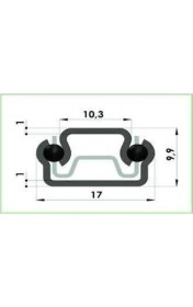 Resim Samet Metal Bilyalı Çekmece Rayı 17mm x 35cm Tek Açılım - Dayanıklı Mekanizma ile 