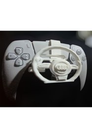 Resim Salıncak Ps5 AUDI ve BMW 2 Adet Mini Direksiyon+2 Adet Kasa Beyaz (Tam Ölçü ) 