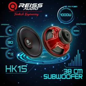 Resim Reiss HK15.D4 600RMS 38CM Spl Bass 