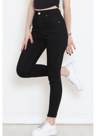 Resim Mokashopin - Dar Paça Kot Pantolon Siyah - 18223.1431. 001 