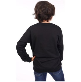 Resim Toontoy Kids Toontoy Erkek Çocuk Baskılı Sweatshirt Siyah 