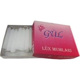 Resim Küçük Beyaz Mum 20li Kutu 5250 Çok Renkli 