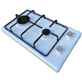 Resim Eminçelik 41121 Set Üstü Domino Çakmaksız 2 Gözlü Doğalgazlı Ocak 