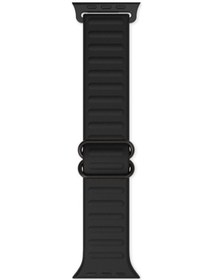 Resim Japonca Kelime Toka Silikon Saat Kordonu iOS Uyumlu Watch Serisi 9-8-7 41mm / Se 3-se 2-6-se-5-4 40mm / 3-2-1 38mm 