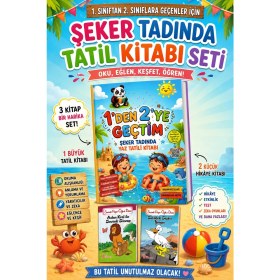 Resim 1. Sınıftan 2.sınıflara Geçenler Için Şeker Tadında Yaz Tatili Kitabı ( Hikaye Kitabı Hediyeli) 