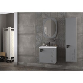 Resim Pierre Cardin Star Matte Anthracite 60 Cm Banyo Dolabı (BOY DOLABI HARİÇ) 