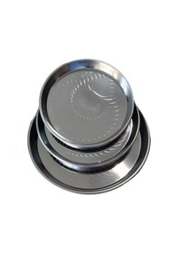 Resim Alaskahome 3 Boy Krom Çelik Fırın Tepsi, Tepsi Seti Takımı, Paslanmaz Çelik Tepsi, Fırın Tepsisi, Ç 