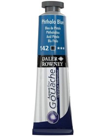 Resim Daler Rowney Aquafine Opak Guaj Boya 15Ml 142 Phthalo Blue 