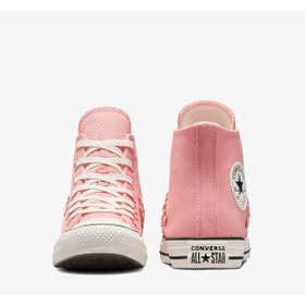 Resim Converse Chuck Taylor All Star Hi Kadın Pembe Sneaker Pembe 
