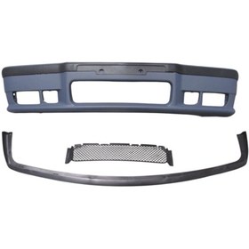 Resim BZT BMW 3 Seri- E36- 91/98; Ön Tampon Astarli (Spoilerli/Bandli/Panjurlu/Sis Delikli) (M-Tech/M3) 