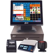 Resim Avapos GM0903SET1 Market Barkod Satış Sistemi Terazili ve Programı Full (Dokunmatik Pos Pc + Hızlı Satış Programı + Terazi+Masa Tipi 2d Barkod Okuyucu+Çekmece+Fiş Yazıcı 80MM) 