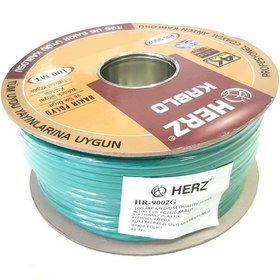 Resim herz Flexia Rgu6 Coaxial Uydu Kablosu 64 Tel Yeşil Renk 