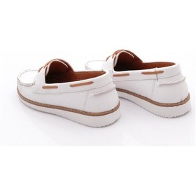 Resim Dgn E4302 Kadın Oxford Ayakkabi Beyaz Floater 