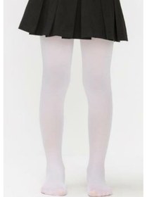 Resim Penti Beyaz Kız Çocuk Mikro 40 Külotlu Çorap Beyaz 