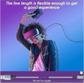 Resim Vr5 Usb3.2 Oculus 3/2/1 Pico 4 Aksesuarları ve Pc/steam Vr, 5gbps Yüksek Hızlı Pc Veri Aktarımı, Vr Kulaklık, Oyun Bilgisayarı, Sanal Gerçeklik Gözlüğü Uyumlu 5 Metre 