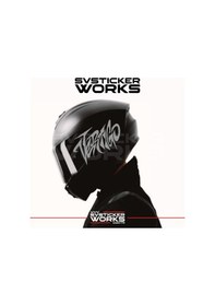 Resim Vertigo Yazılı Kask Sticker Tüm Kasklar Uyumlu Tek Yön 1 Adet Gri 