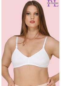 Resim Par Lingerie Hamile Emzirme Sütyeni Kapsız Beyaz 
