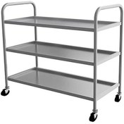 Resim Empero EMP.2.SV.03 Krom Servis Arabası - 3 Katlı - 55x86x90 CM 