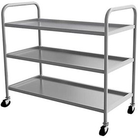 Resim Empero EMP.2.SV.03 Krom Servis Arabası - 3 Katlı - 55x86x90 CM 