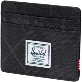 Resim Herschel Charlie Kartlık Unisex Siyah Cüzdan 