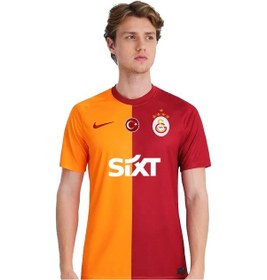 Resim Galatasaray Lisanslı 2023/2024 Parçalı 5 Yıldızlı İç Saha Icardi Baskılı Forma Sarı - Kırmızı 