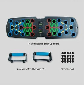 Resim Willowhaven Multifonksiyonlu Şınav Tahtası Zamanlayıcılı Evde Göğüs Kası Antrenmanı 30+ Egzersiz 