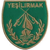 Resim Ex Patch TMT Yeşilırmak Sancağı Patch Peç - 9x10 cm 