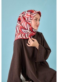 Resim Silk Home Twill İpek Eşarp 11471-16 Kırmızı, Bordo, Antrasit, Beyaz, Koyu Mor 