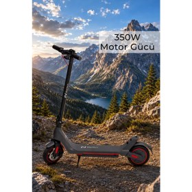 Resim Pirantech A1 Elektrikli Scooter 350W Güç - Kırmızı Tasarım ile 25 km/h Hız 