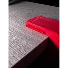 Resim Premium Kırmızı Asılabilir Masa Kenarı Kulaklık Standı - Blaze Edition V5 | Kaydırmaz Keçeli, Ergonomik ve Sağlam 