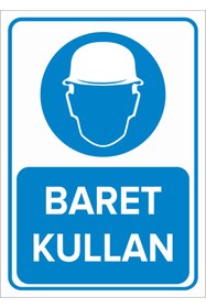 Resim Baret Kullan Levhası - Dekote Malzeme 50x70 cm 